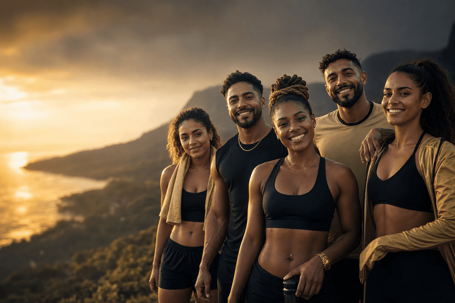 Diverse group of accomplished Caribbean people